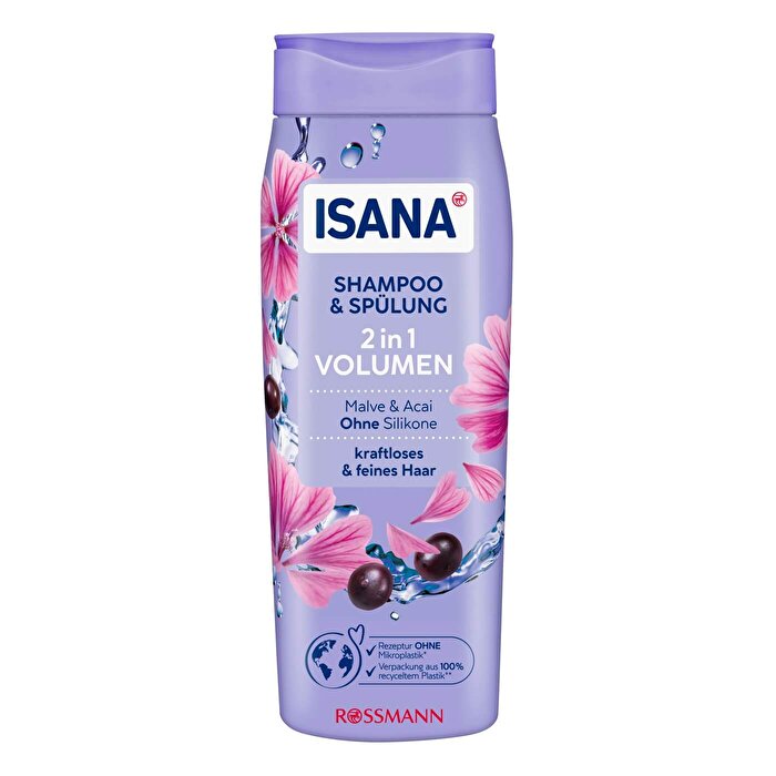 Isana Shampoo and Conditioner Hibiscus and Acai Berries 300 ml - By Baano