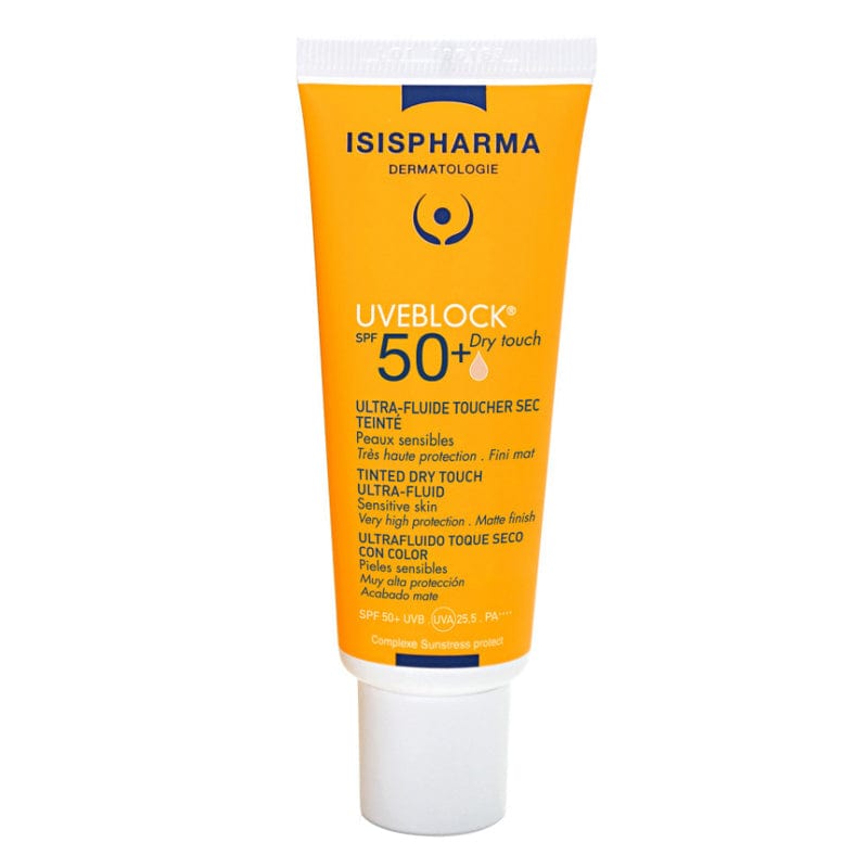 Isis Pharma Uveblock SPF 50+ Dry Touch Ultra Fluid 40 ml - Light - By Baano