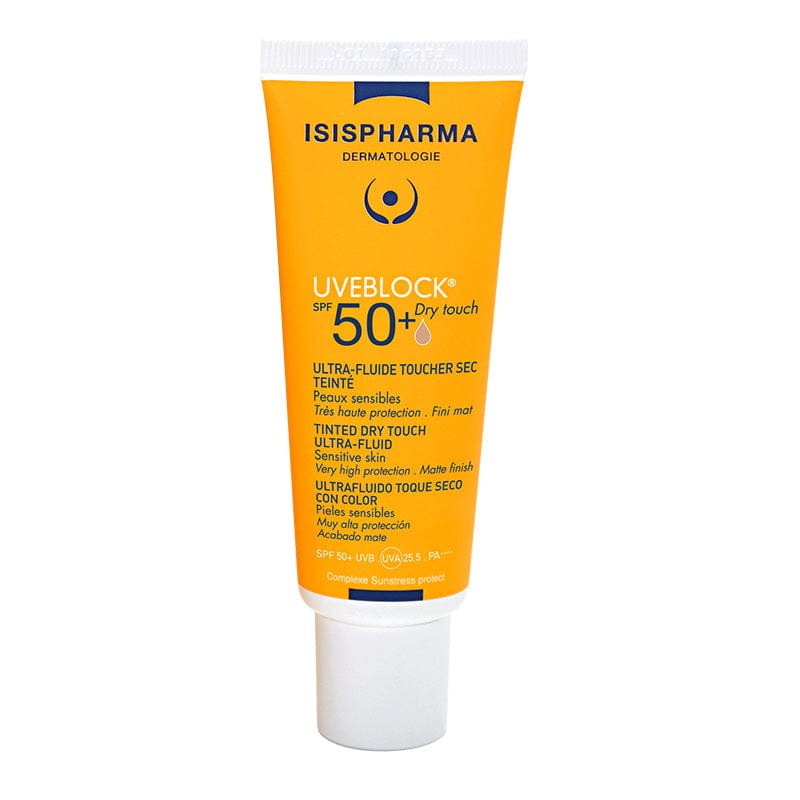 Isis Pharma Uveblock SPF 50+ Dry Touch Ultra Fluid 40 ml - Medium Chivela