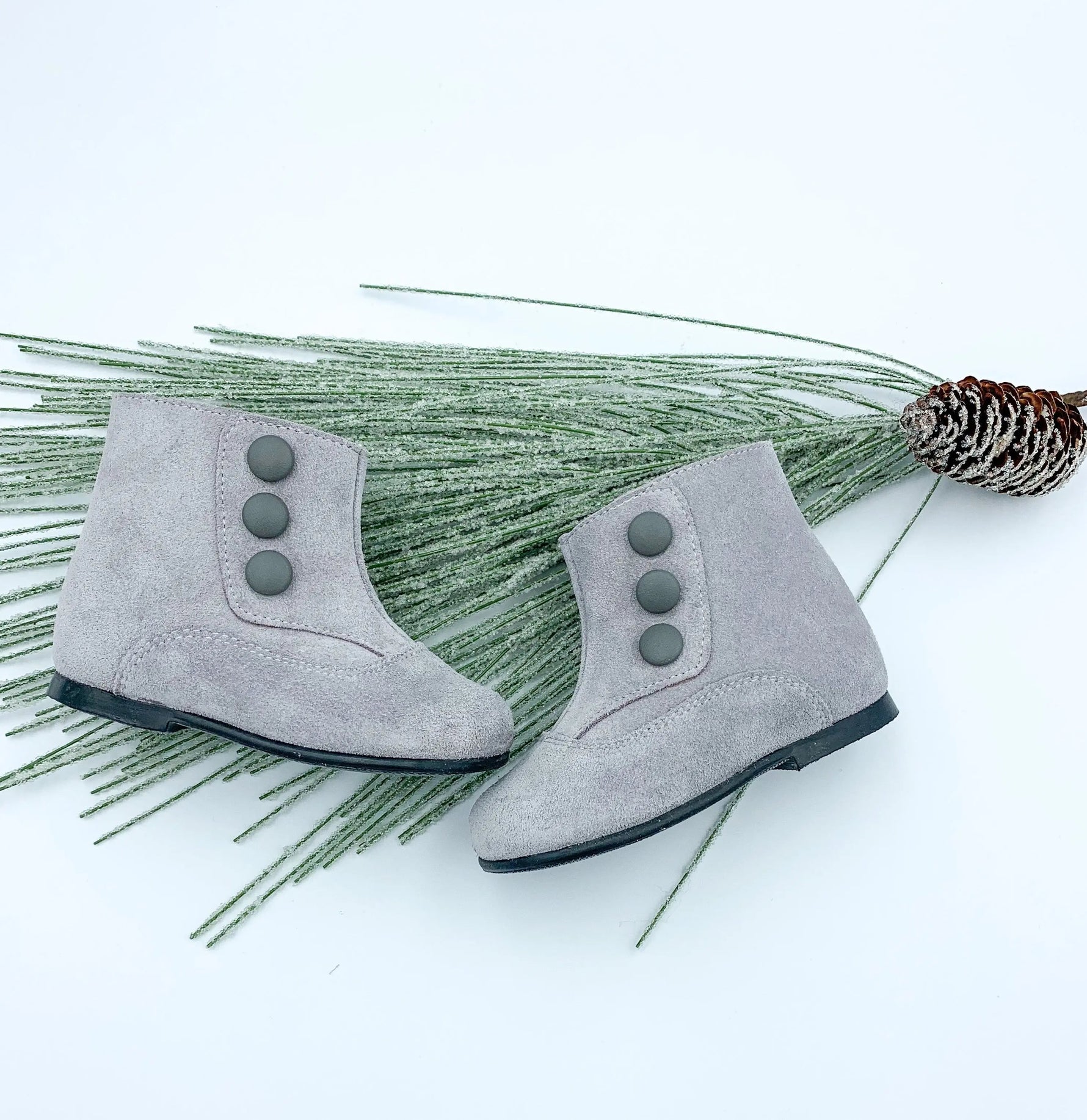 Isla- Grey Suede Boots