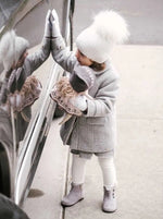 Isla- Grey Suede Boots