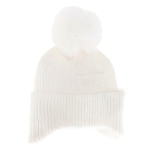 KIDS Ear Flap Pom C.C Beanie