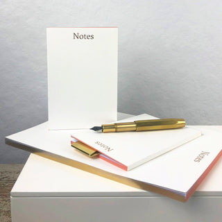 Ivory  Multi-color Edged Jotters - By Baano