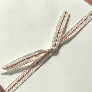 Ivory Notebooks with Rose Gold Edging (set of 2) - By Baano