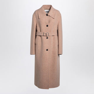 Pink Granite Wool Coat