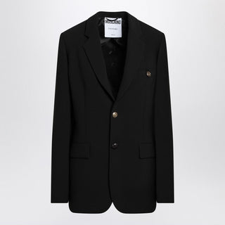 Black Single-breasted Jacket - By Baano