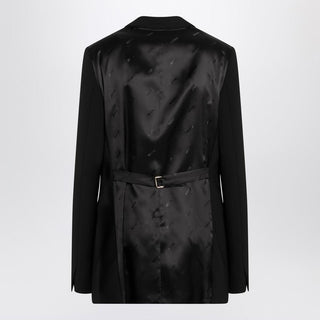 Black Single-breasted Jacket - By Baano