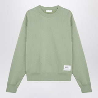 Black Cotton Crew-neck Sweatshirt - By Baano