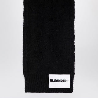 Black Wool Scarf - By Baano