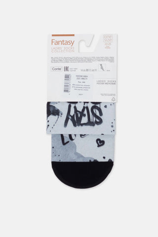 Socks Conte Fantasy 906 - "Stay" Pattern - By Baano
