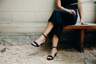 Dove | Black Suede
