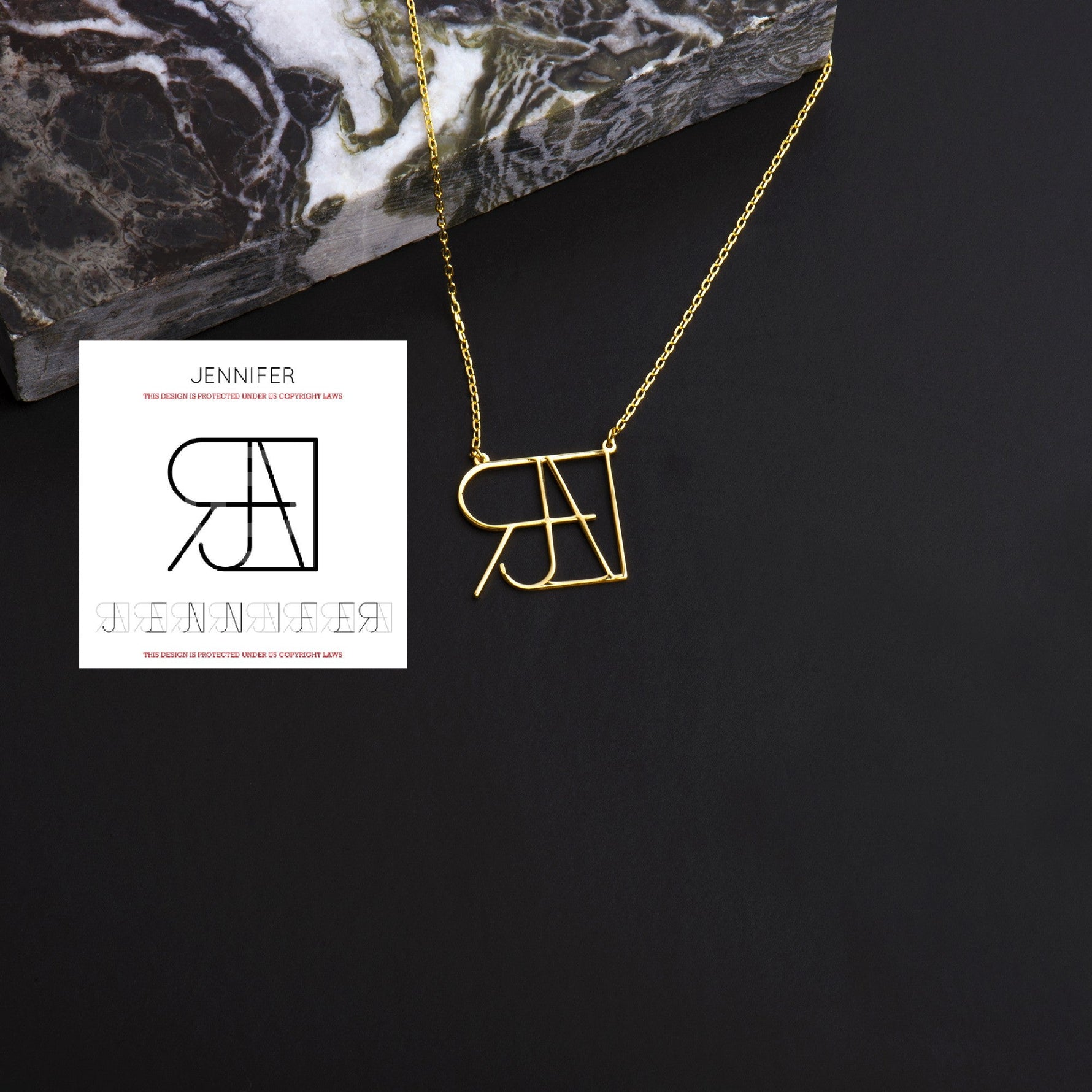 Name Logo Necklace, Christmas Gifts, Necklace for woman, Name Necklace