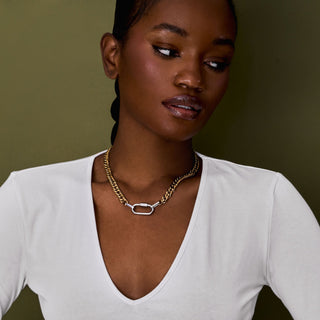 Mid-Size Double Cuban Lock Chain x Bracelet