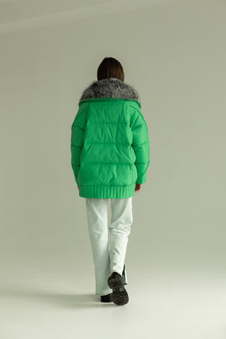 Genuine Silver Fox Down Fill Jacket - By Baano