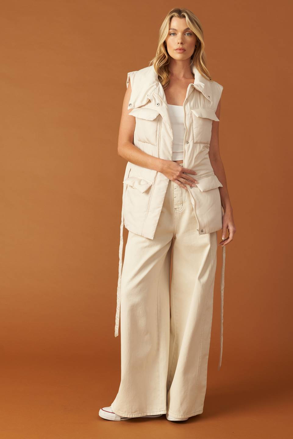 STORMY SKIES PUFFER VEST - By Baano