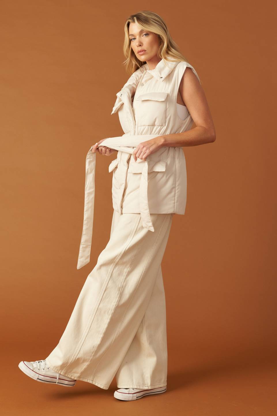 STORMY SKIES PUFFER VEST - By Baano