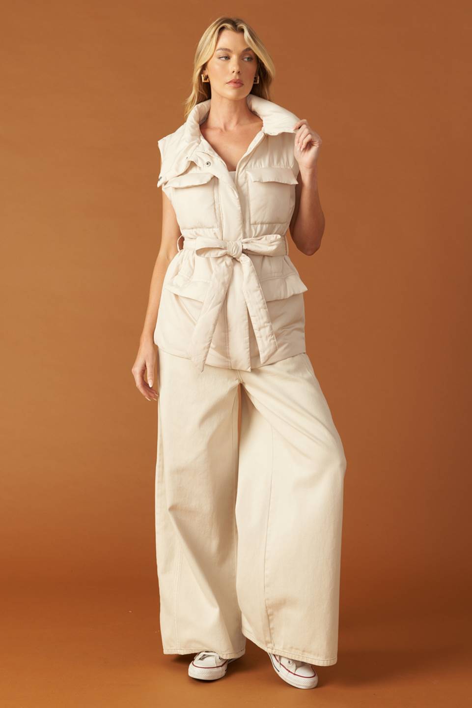 STORMY SKIES PUFFER VEST - By Baano