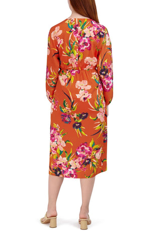 Julia Jordan Long Sleeve Cross Over Dress - Glamourous Grace