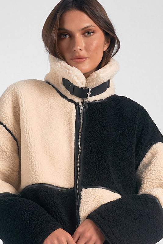 Storm Color Block Coat