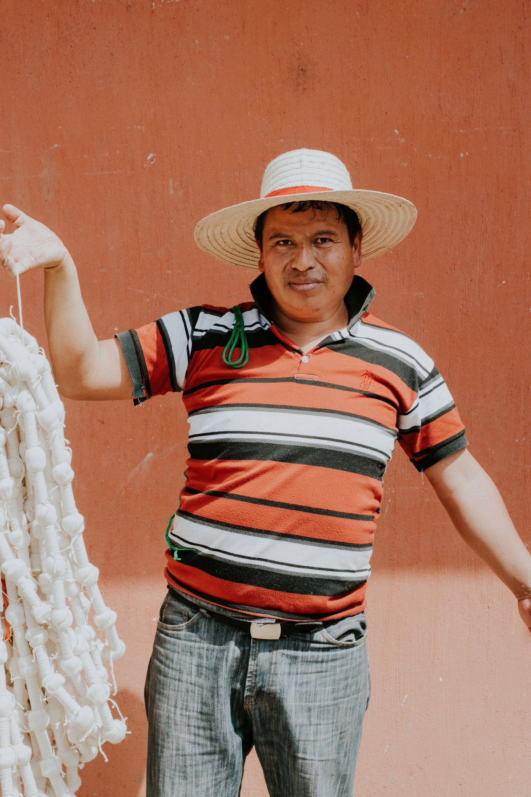 Manuela Jaspé Grey Rainbow Pillow