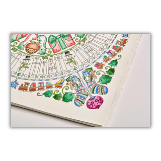 Johanna's Christmas: A Festive Coloring Book for Adults (Spiral Bound) - By Baano