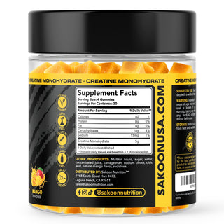 5000mg Creatine Monohydrate Gummies - By Baano