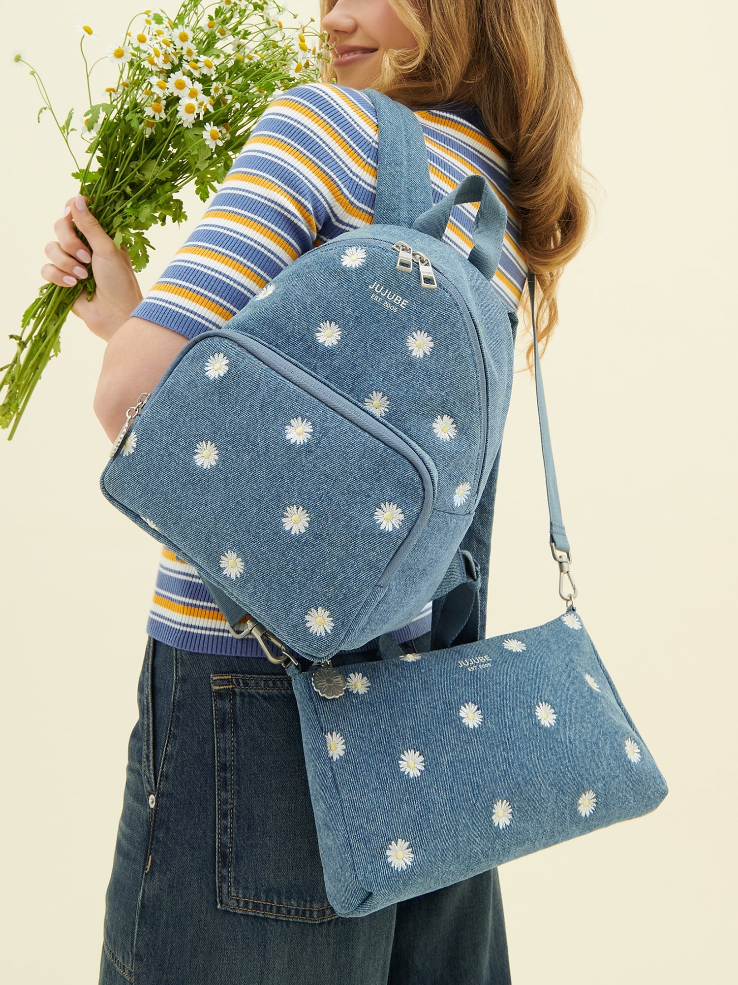Everyday Mini Backpack - Denim & Daisies JuJuBe