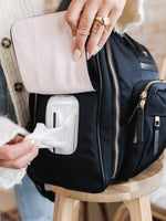 Satchel Diaper Bag - Black - By Baano