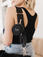 Utility-Strap Tote Diaper Bag - Black - By Baano