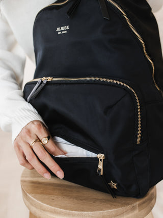 Everyday Diaper Backpack - Black - By Baano