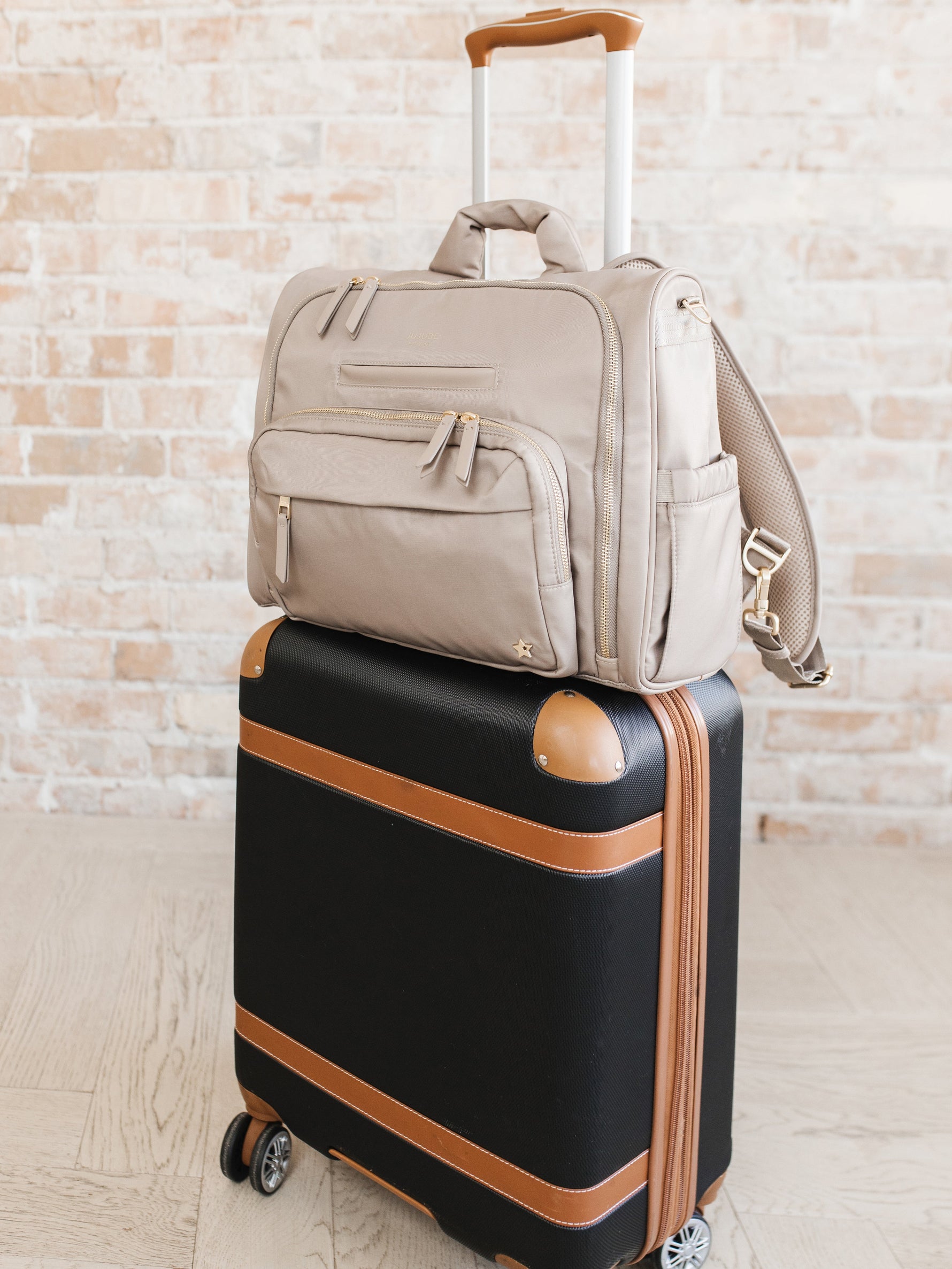 Satchel Diaper Bag - Taupe - By Baano