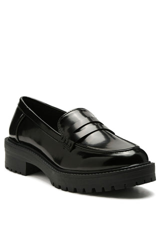 Jules Faux Leather Lug Loafers