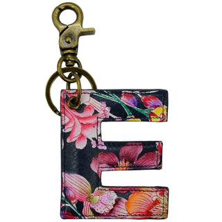 Painted Leather Bag Charm - K000E