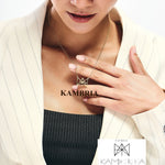 Linda Name Logo Necklace - 14K Gold