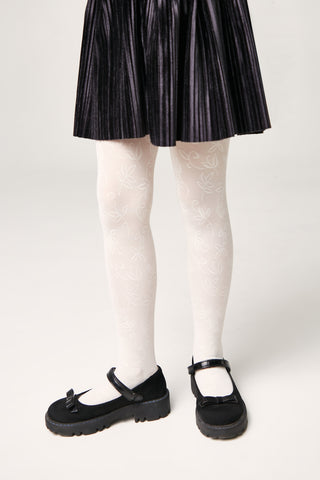 Conte Tights for girls Ketty 40 Den - Floral Pattern - By Baano