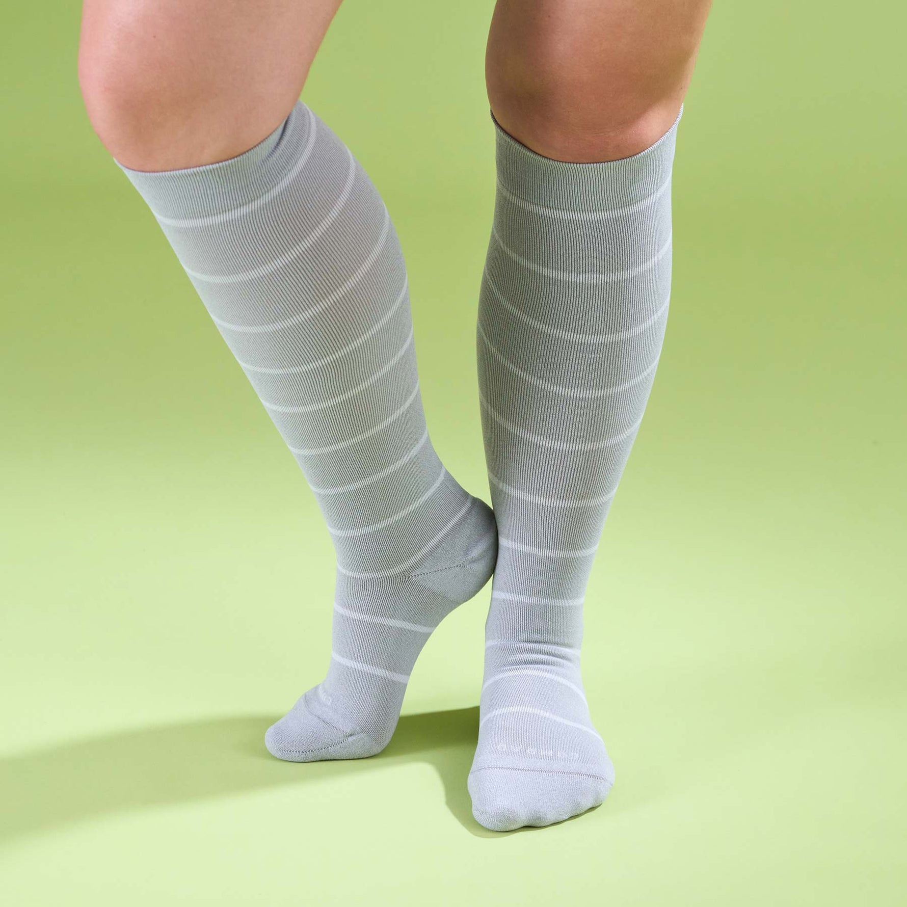 Knee-High Compression Socks – 3 Pack Stripes