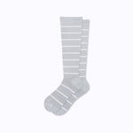 Knee-High Compression Socks – Stripes Grey (20-30 mmHg)