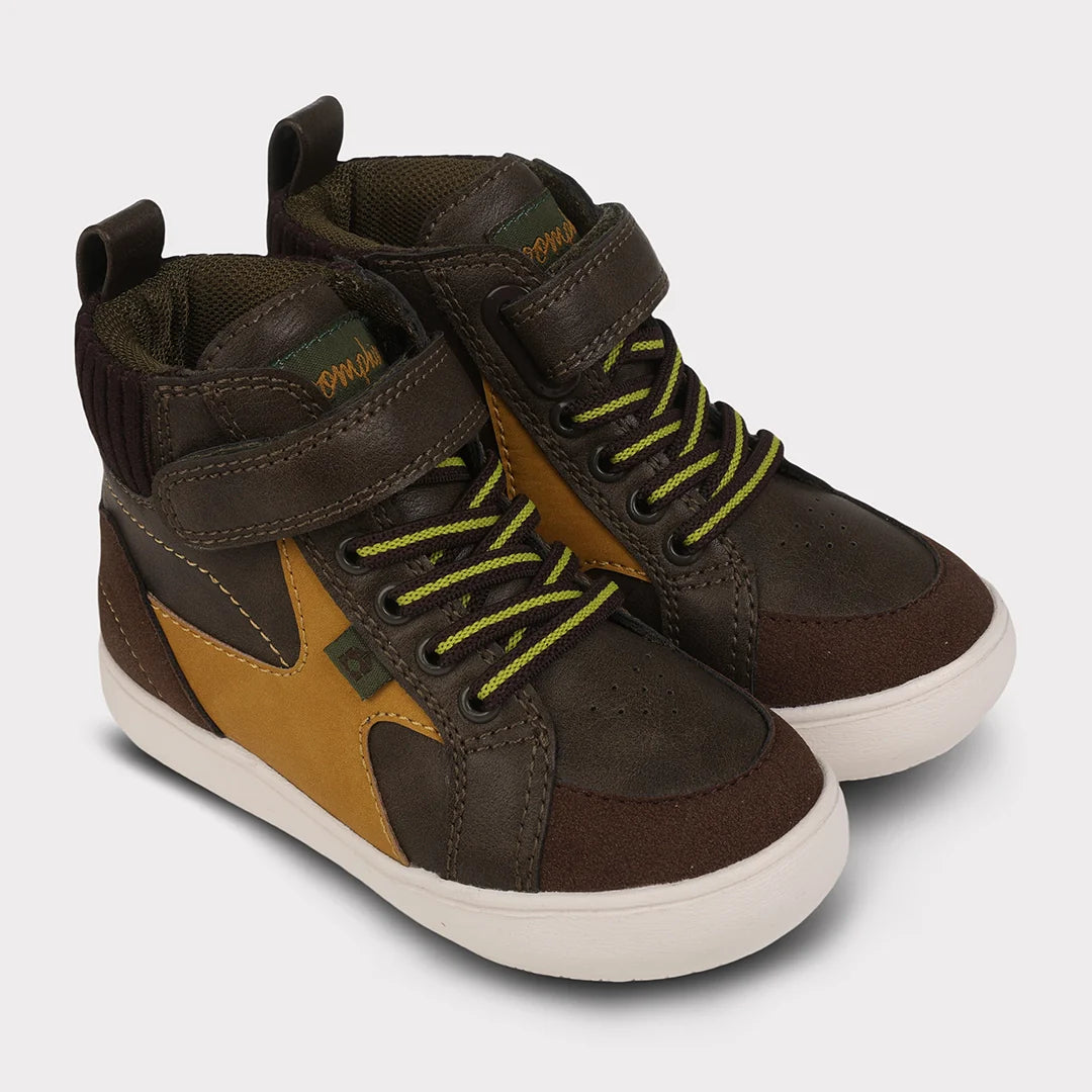 Kavin Boys Hook & Loop Boot