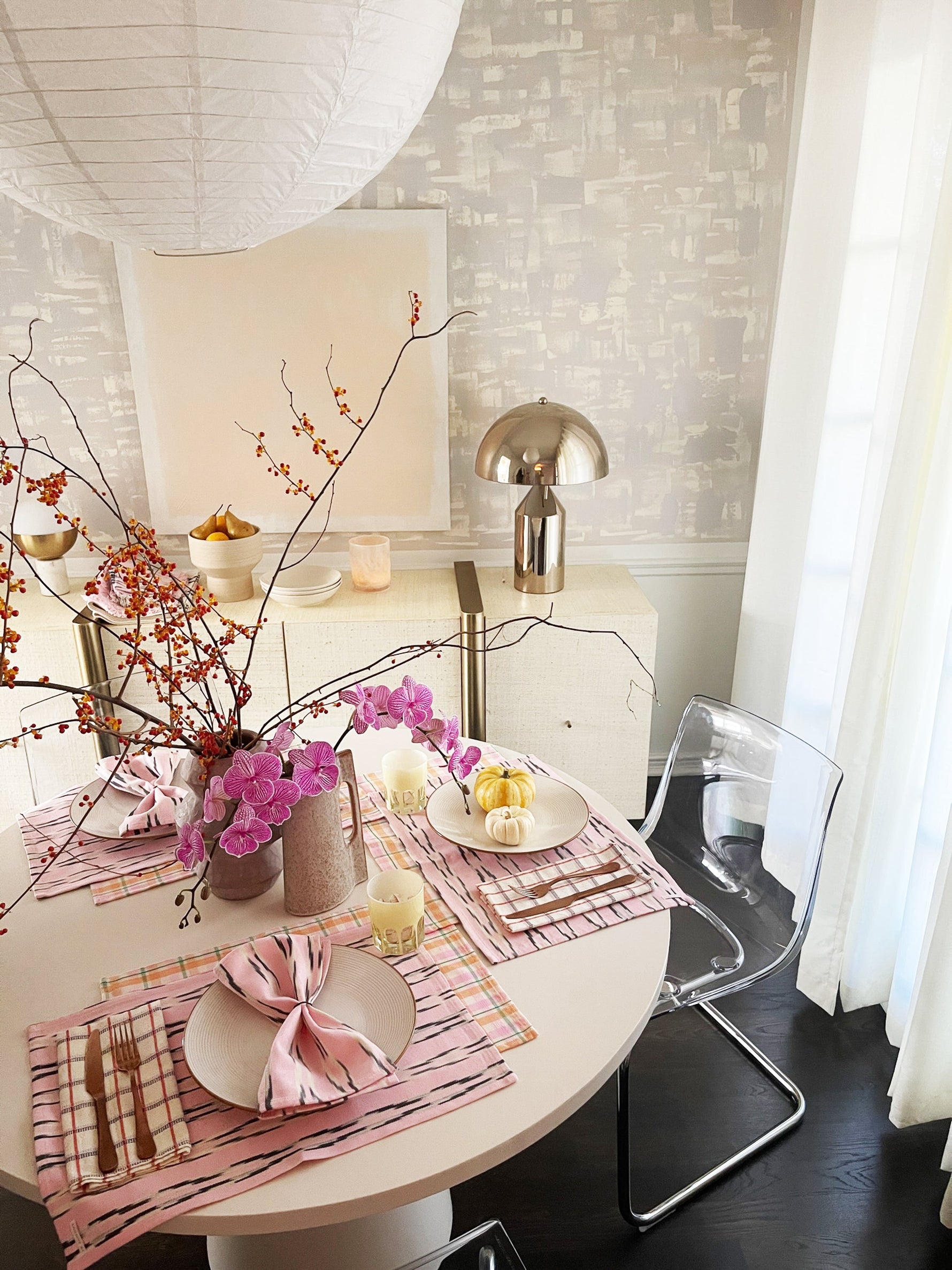 Xela Light Pink Jaspe Placemat