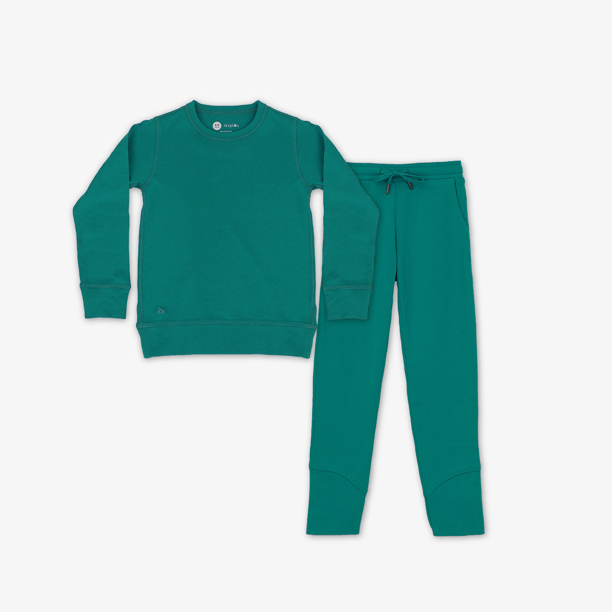 Kids Midweight Merino Jogger and Crew Set