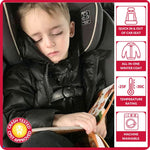 Car Seat Coat | The Road Coat Down - Black