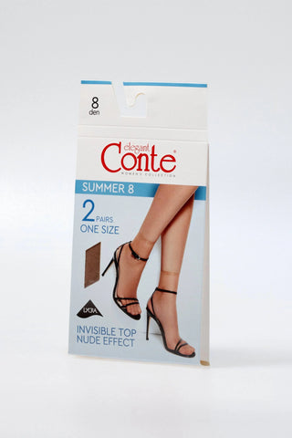 Socks Conte Summer 8 Den (2 pairs) - By Baano