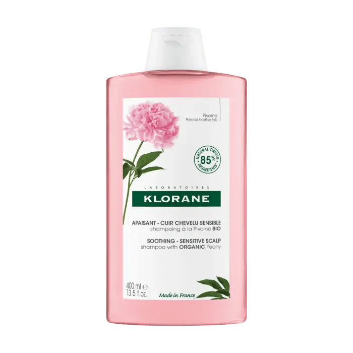 Klorane Organic Peony Refreshing Shampoo 400 ml - By Baano