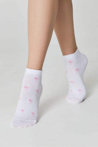 Cotton Ankle Socks Conte Active - 589 Palm Trees - By Baano