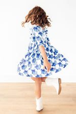 Lone Star 3/4 Sleeve Ruffle Twirl Dress