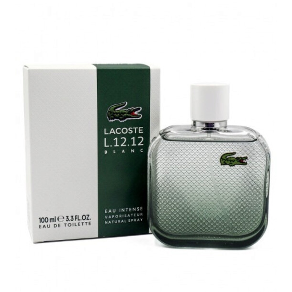 Lacoste L.12.12 Blanc Eau Intense Eau de Toilette for Men (3.3 oz)