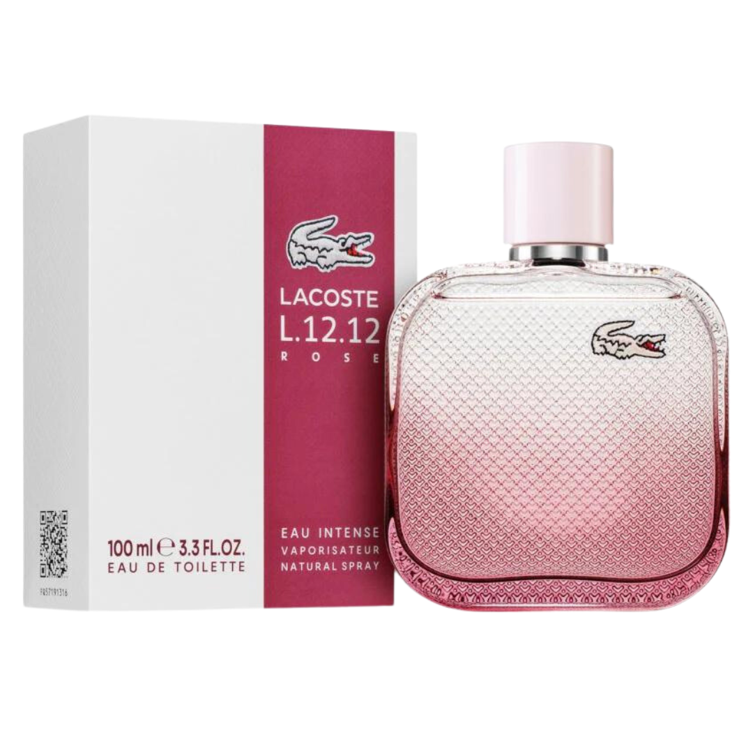 Lacoste L.12.12 Rosé Intense Eau de Toilette Women (3.3 oz)
