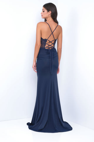 Misha Gown - Navy - By Baano
