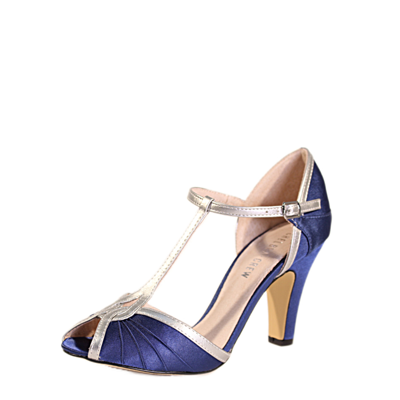 Lavana T-Strap Satin Heels