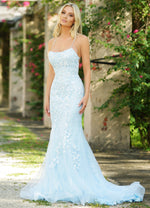 The Dutchess Gown - Light Blue - FINAL SALE Lady Black Tie